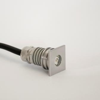 MICRO PUNTO LUCE QUADRO INOX