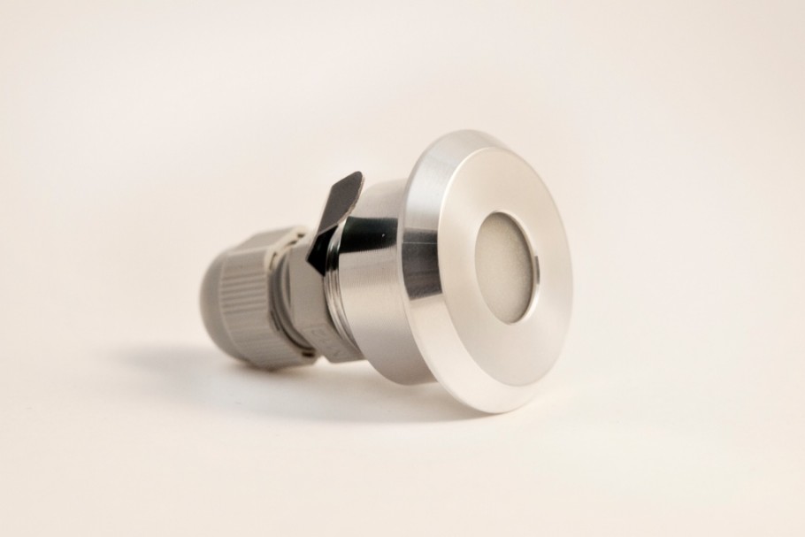 MICRO PUNTO LUCE TONDO INOX